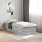 Preview: Bettgestell Grau Sonoma 75x190 cm Holzwerkstoff