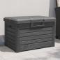 Preview: ARDEBO.de - Outdoor-Kissenbox Anthrazit 73x50,5x46,5 cm Polypropylen