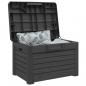 Preview: Outdoor-Kissenbox Anthrazit 73x50,5x46,5 cm Polypropylen