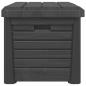 Preview: Outdoor-Kissenbox Anthrazit 73x50,5x46,5 cm Polypropylen