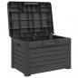 Preview: Outdoor-Kissenbox Anthrazit 73x50,5x46,5 cm Polypropylen