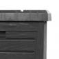Preview: Outdoor-Kissenbox Anthrazit 73x50,5x46,5 cm Polypropylen