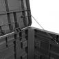 Preview: Outdoor-Kissenbox Anthrazit 73x50,5x46,5 cm Polypropylen