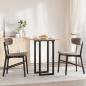 Preview: ARDEBO.de - Esstisch-Gestell in O-Form 40x40x73 cm Gusseisen