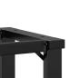 Preview: Esstisch-Gestell in O-Form 40x40x73 cm Gusseisen
