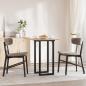 Preview: ARDEBO.de - Esstisch-Gestell in O-Form 80x40x73 cm Gusseisen