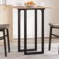 Preview: Esstisch-Gestell in O-Form 80x40x73 cm Gusseisen