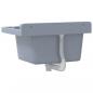 Preview: Ausgussbecken Wandmontage Grau 50x35x24 cm Harz