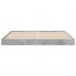 Preview: Bettgestell Betongrau 180x200 cm Holzwerkstoff