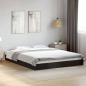 Preview: Bettgestell Schwarz 160x200 cm Holzwerkstoff
