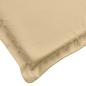 Preview: Gartenbank-Auflagen 2 Stk. Melange Beige 200x50x7 cm Stoff