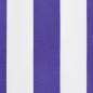 Preview: Markisenvolant Blau und Weiß Gestreift 5 m