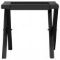Preview: Couchtisch-Gestell in X-Form 40x40x33 cm Gusseisen