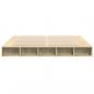 Preview: Bettgestell Sonoma-Eiche 180x200 cm Holzwerkstoff