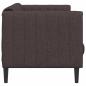 Preview: Sofa 2-Sitzer Dunkelbraun Stoff