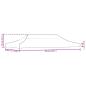Preview: Partyzelt-Dach 6x3 m Terrakotta-Rot 270 g/m²