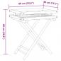Preview: Tabletttisch Klappbar 60x40x68 cm Bambus