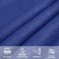 Preview: Sonnensegel 160 g/m² Blau 2,5x4 m HDPE