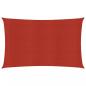 Preview: ARDEBO.de - Sonnensegel 160 g/m² Rot 3x6 m HDPE
