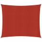 Preview: ARDEBO.de - Sonnensegel 160 g/m² Rot 3x3 m HDPE