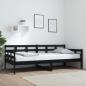 Preview: ARDEBO.de - Tagesbett Schwarz Massivholz Kiefer 90x200 cm