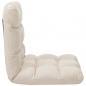Preview: Bodenstuhl Faltbar Creme Mikrofaser