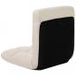 Preview: Bodenstuhl Faltbar Creme Mikrofaser