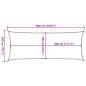 Preview: Sonnensegel 160 g/m² Gelb 2x5 m HDPE
