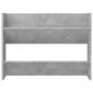 Preview: Wand-Schuhschrank Betongrau 80x18x60 cm Holzwerkstoff
