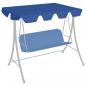 Preview: ARDEBO.de - Ersatzdach für Hollywoodschaukel Blau 150/130x105/70 cm