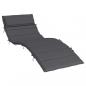 Preview: Sonnenliegen-Auflage Anthrazit 180x60x3 cm Oxford-Gewebe
