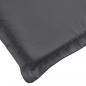 Preview: Sonnenliegen-Auflage Anthrazit 180x60x3 cm Oxford-Gewebe