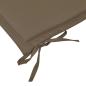 Preview: Gartenbank-Auflage Taupe 120x50x3 cm Oxford-Gewebe