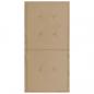 Preview: Gartenstuhlauflagen für Niedriglehner 2 Stk. Beige 100x50x3 cm
