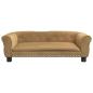 Preview: Hundebett Braun 95x55x30 cm Samt