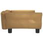 Preview: Hundebett Braun 95x55x30 cm Samt