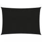 Preview: ARDEBO.de - Sonnensegel 160 g/m² Schwarz 2,5x3,5 m HDPE