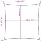 Preview: Sonnensegel 160 g/m² Gelb 2,5x2,5 m HDPE