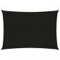 Preview: ARDEBO.de - Sonnensegel 160 g/m² Schwarz 3,5x5 m HDPE  