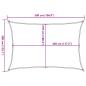 Preview: Sonnensegel 160 g/m² Rot 3x5 m HDPE