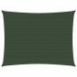 Preview: ARDEBO.de - Sonnensegel 160 g/m² Dunkelgrün 2x2,5 m HDPE