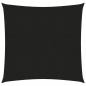 Preview: ARDEBO.de - Sonnensegel 160 g/m² Schwarz 4x4 m HDPE