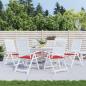 Preview: ARDEBO.de - Gartenstuhl-Kissen 6 Stk. Rot 40x40x3 cm Oxford-Gewebe