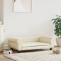 Preview: ARDEBO.de - Hundebett Creme 95x55x30 cm Kunstleder