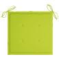Preview: Gartenstuhl-Kissen 2 Stk. Hellgrün 50x50x3 cm Oxford-Gewebe