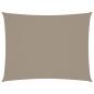 Preview: Sonnensegel Oxford-Gewebe Rechteckig 6x7 m Taupe