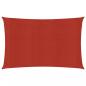 Preview: ARDEBO.de - Sonnensegel 160 g/m² Rot 2,5x4,5 m HDPE