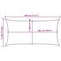 Preview: Sonnensegel 160 g/m² Rot 2,5x4,5 m HDPE