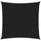 Preview: ARDEBO.de - Sonnensegel 160 g/m² Schwarz 6x6 m HDPE