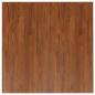 Preview: Tischplatte Quadratisch Dunkelbraun 90x90x4cm Behandelte Eiche